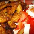 LÁGRIMAS DE POLLO AL CURRY CON ENSALADA DE[...]