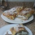 BRAZO GITANO RELLENO DE CREMA DE CACAO Y NATA