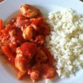 Pechugas con tomate y hierbas provenzales