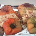 Pimientos asados rellenos