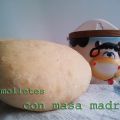 Molletes con masa madre