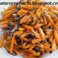 SALTEADO DE ZANAHORIAS Y CHAMPIÑONES