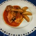 POLLO AL AJILLO CON ALMENDRAS