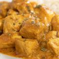 Pollo al curry con leche de coco