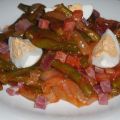 HABICHUELAS CON TOMATE Y JAMÓN
