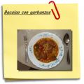 Bacalao con garbanzos: Chefomatic