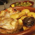 Codornices con alubias