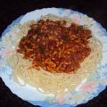 espaguettis con salsa de carne