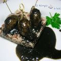 Chipirones rellenos en su tinta
