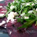 Carpacio de ternera con aceite de cítricos,[...]
