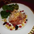 SECRETO SOBRE LECHO DE JAMON,CON FRUTOS ROJOS Y[...]