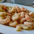 Gambones al ajillo