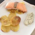 Salmón al horno con patatas