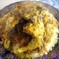 Cous-cous de pollo y cebolla caramelizada
