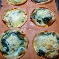 Mini tartas de espinacas