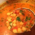 SOPA AFRICANA DE GARBANZOS Y COCO