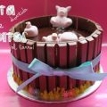 Tarta de cerditos al barro y tutorial de[...]