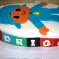 Tarta fondant Pocoyo (receta buttercream de[...]