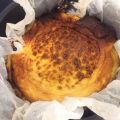 TARTA DE QUESO CON QUESO DE CABRA Y PARMESANO