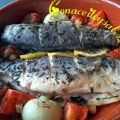 Lubina aromatizada con te verde de Peras y[...]