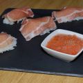 Niguiri sushi de Jamón Ibérico