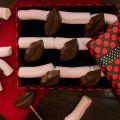 Besos de chocolate y nubes
