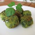 Bolitas de mijo con espinacas