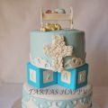 TARTA BAUTIZO PARA IZAN