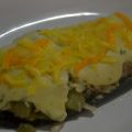 Berenjenas rellenas con palitos de cangrejo