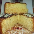 BIZCOCHO CON CREMA DE ALMENDRAS