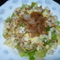 ENSALADA CON QUESO AZUL Y CEBOLLA CARAMELIZADA