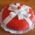 Tarta Fondant con Lazo