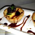 Pastel de limón con nueces