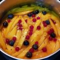 Mango caramelizado al Ron