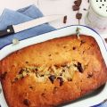 Pan de plátano con chocolate (banana bread)