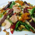 Ensalada de pato con frutos secos
