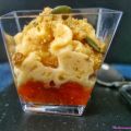 Vasitos con calabaza en tres texturas