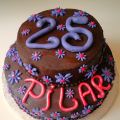 Tarta de chocolate dos pisos