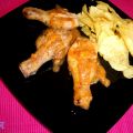 Jamoncitos de pollo en salsa