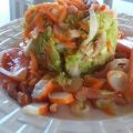 ENSALADA TEMPLADA DE ESPAGUETIS DE CALABACÍN Y[...]