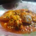 HUEVOS A LA FLAMENCA  CON BACALAO ..,.MI VERSIÓN