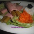 JAMÓN DULCE CON ESPARRAGOS