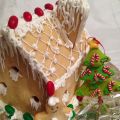 Casita de galletas de Navidad