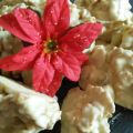 ROCAS DE CHOCOLATE BLANCO Y NUECES