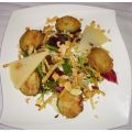 Ensalada con queso del Roncal
