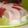 Flan-Tarta de fresa y queso