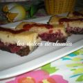 Barritas de queso y mermelada de fresa