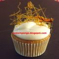 Cupcakes chocolate blanco y miel