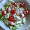 ENSALADA VERANIEGA CON SALSA DE YOGUR