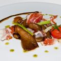 Cómo hacer Setas de cardo con ibérico a la miel